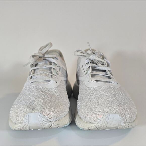 L Reebok Women's Flashfilm 3.0 Running Shoe Cold Grey/Glass Blue/White Size 6.5 - Picture 3 of 10